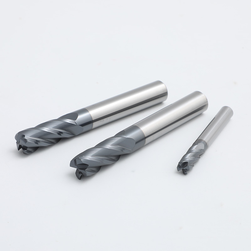 Hrc Corner Radius End Mills Flute Hitec Tools Works